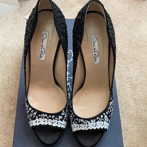 Oscar De La Renta black shoes size 39